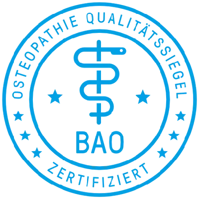 Osteopathie BAO Siegel - zertifiziertes Mitglied BAO e.V.